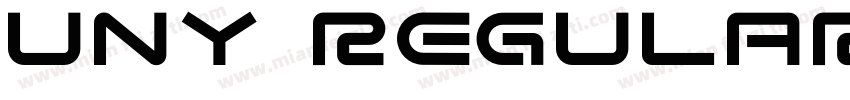 UNY Regular字体转换